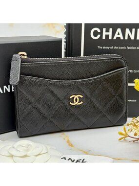 Chanel Caviar Leather Fragment Case Shoulder Bag
